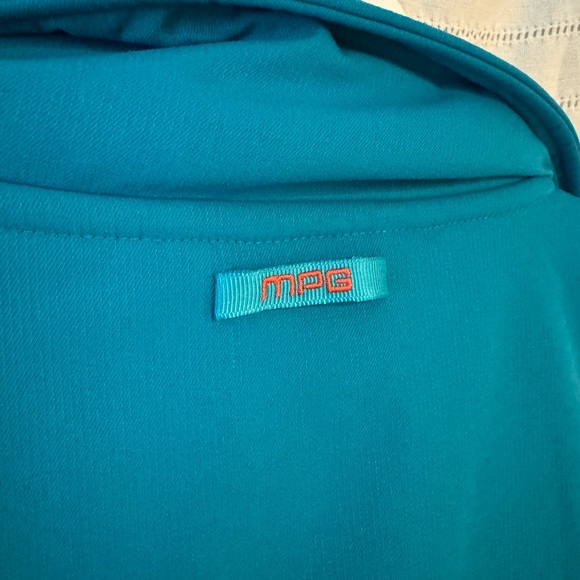 MPG Aqua Fleece Outerwear Button Full Zip Jacket Size Medium - Picture 10 of 10